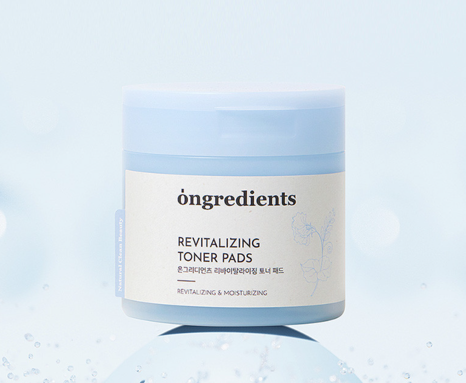 ongredients Revitalizing Toner Pads 160g/60ea