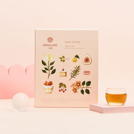 OSULLOC Lovely Tea Gift Box Set (12 count, 4 flavors X 3ea) - JOSEPH BEAUTY