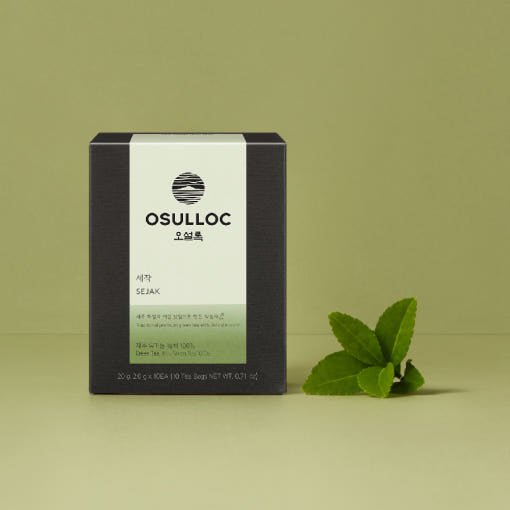 OSULLOC Organic Sejak Green Tea (10 count) - JOSEPH BEAUTY