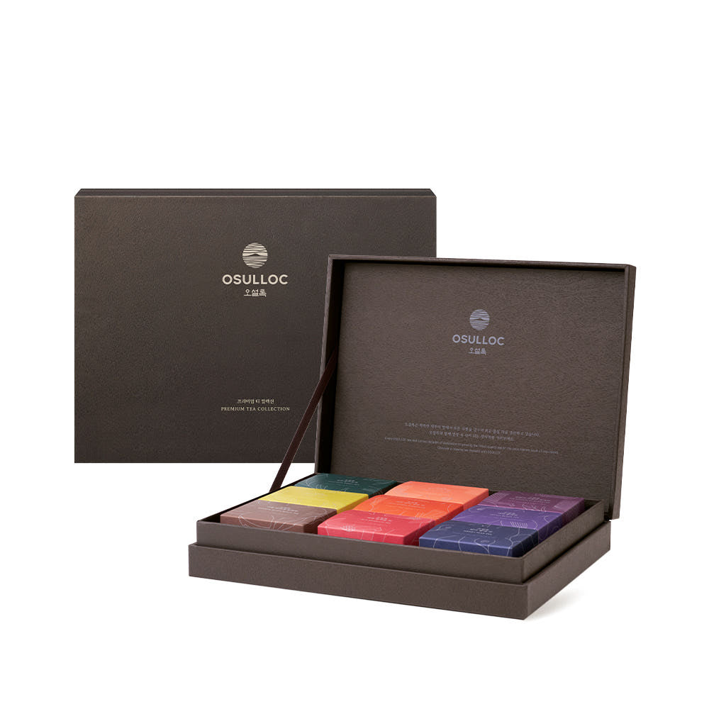 OSULLOC Premium Tea Collection 90 Gift Set (90 count, 9 flavors X 10ea)