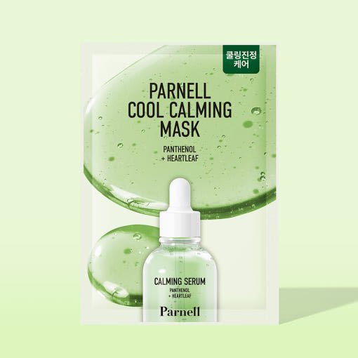 Parnell Panthenol Heartleaf Cool Calming Mask 20ml X 10ea - JOSEPH BEAUTY
