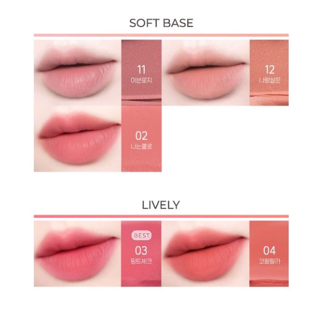 peripera Over Blur Tint 3.5g (12colors)