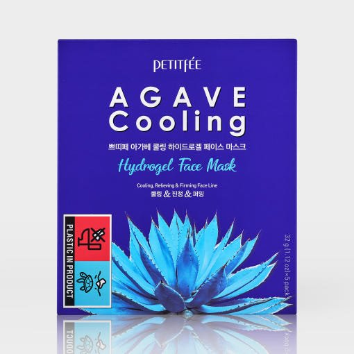 PETITFEE AGAVE Cooling Hydrogel Face Mask 32g X 5ea - JOSEPH BEAUTY