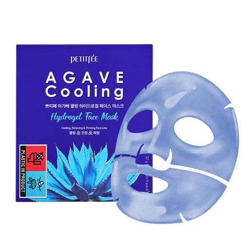 PETITFEE AGAVE Cooling Hydrogel Face Mask 32g X 5ea - JOSEPH BEAUTY