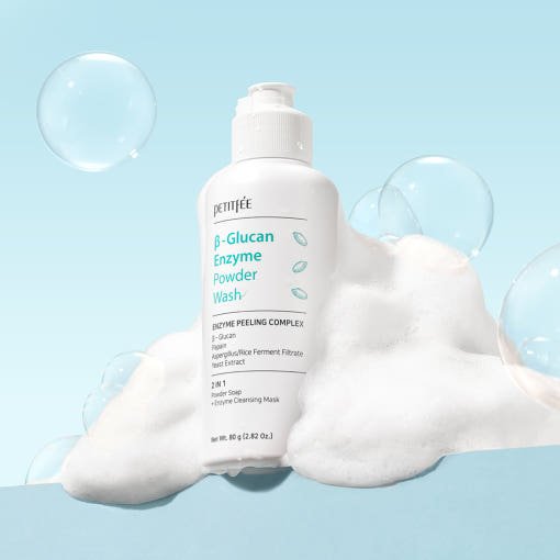 PETITFEE BETA - GLUCAN Enzyme Powder Wash 80g - JOSEPH BEAUTY