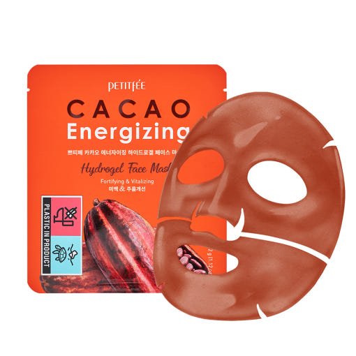 PETITFEE CACAO Energizing Hydrogel Face Mask 32g X 5ea - JOSEPH BEAUTY