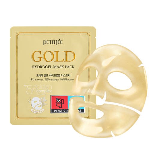 PETITFEE Gold Hydrogel Mask Pack 32g X 5ea - JOSEPH BEAUTY