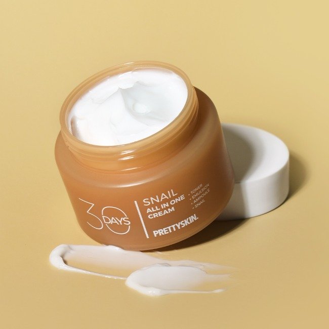 PRETTYSKIN 30 Days All-in-One Snail Cream 100ml
