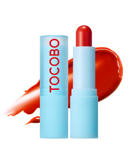 TOCOBO Glass getönter Lippenbalsam, 3,5 g, Nr. 013, Mandarinenrot