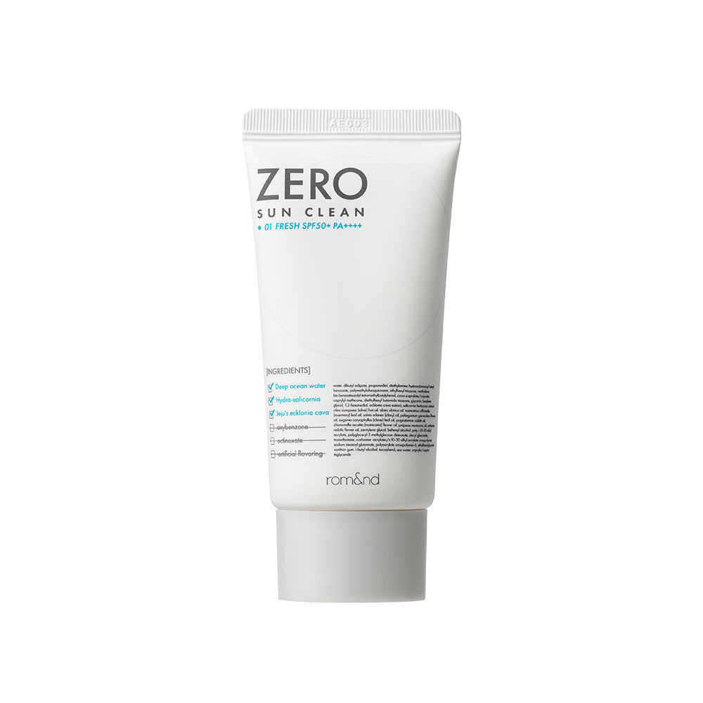 rom&nd ZERO SUN CLEAN 50 ml, SPF 50+, PA++++