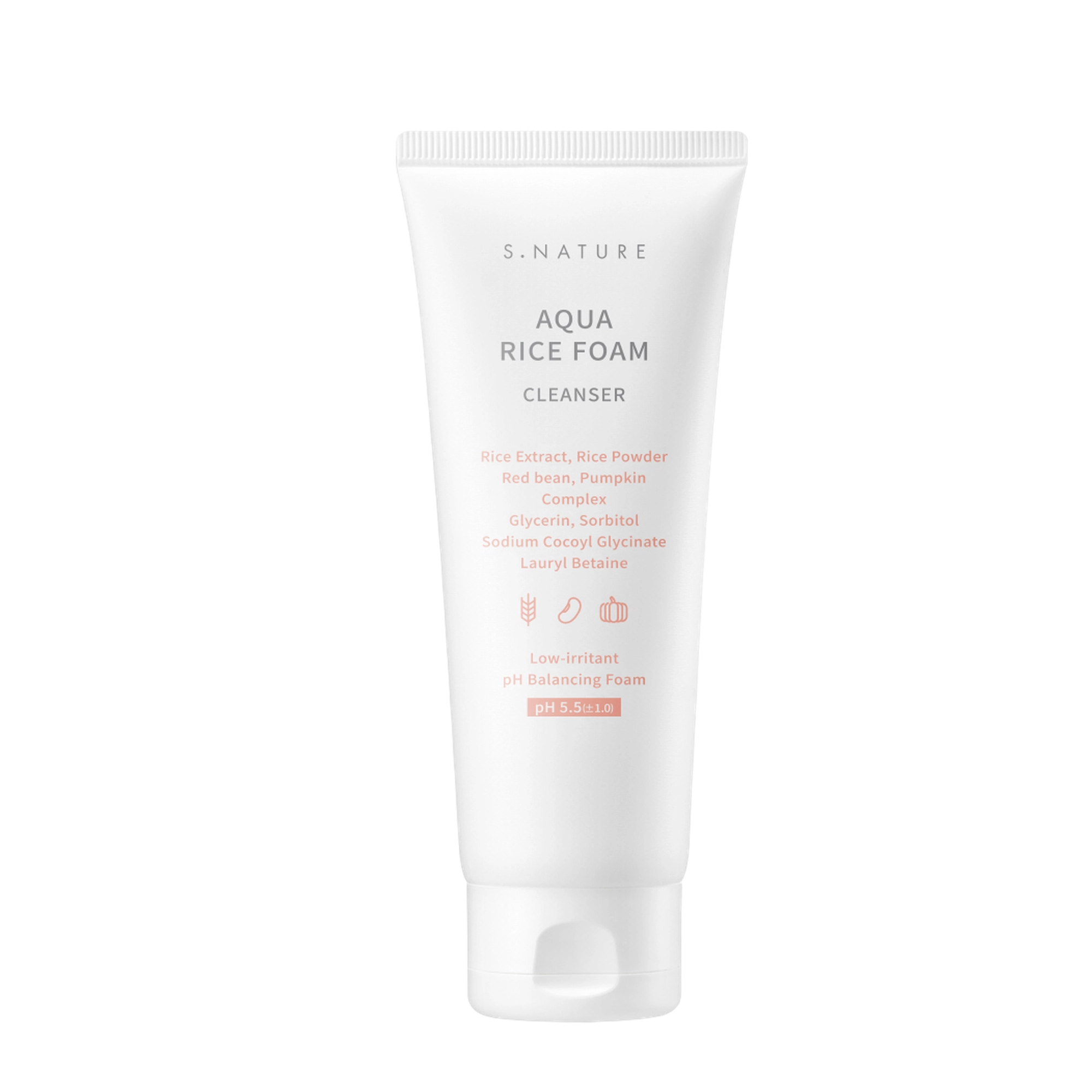S.NATURE Aqua Rice Foam Cleanser 80ml