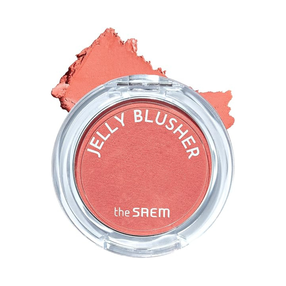 The SAEM Jelly Blusher 4.5g * 6 colors CR01 Peach Crush
