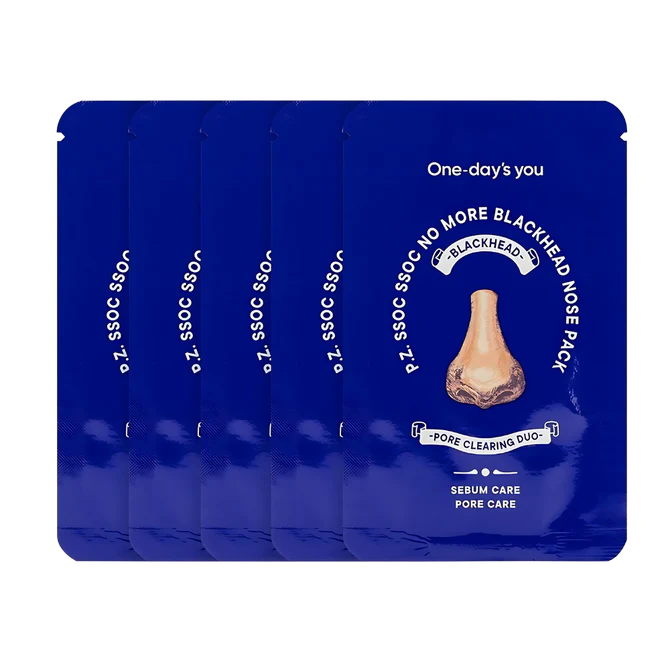 One-day's you P.Z. Ssoc Ssoc No More Blackhead Nose Pack 2g x 5ea