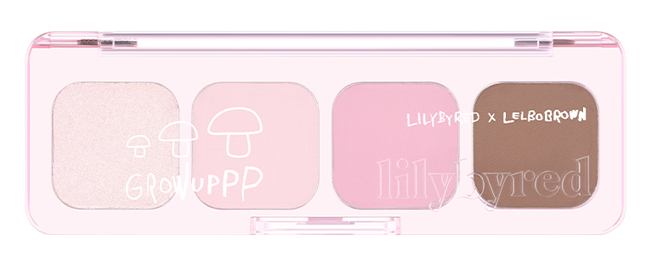 Palette de fards à paupières Mood It de Lilybyred, 3,2 g (Collection Grow Up)