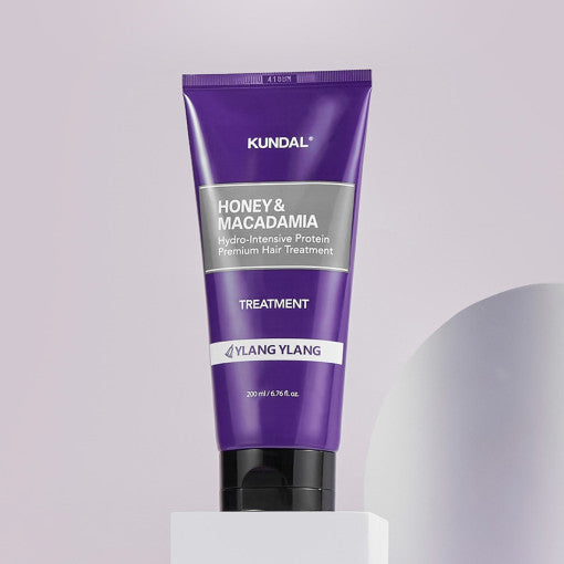 KUNDAL MIEL & MACADAMIA Soin capillaire protéiné hydro-intensif premium 200 ml #YLANG YLANG