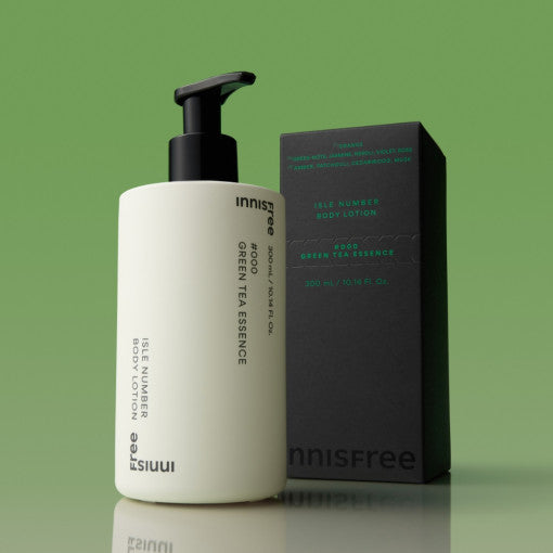 Lotion pour le corps Innisfree Isle Number 300 ml # Essence de thé vert