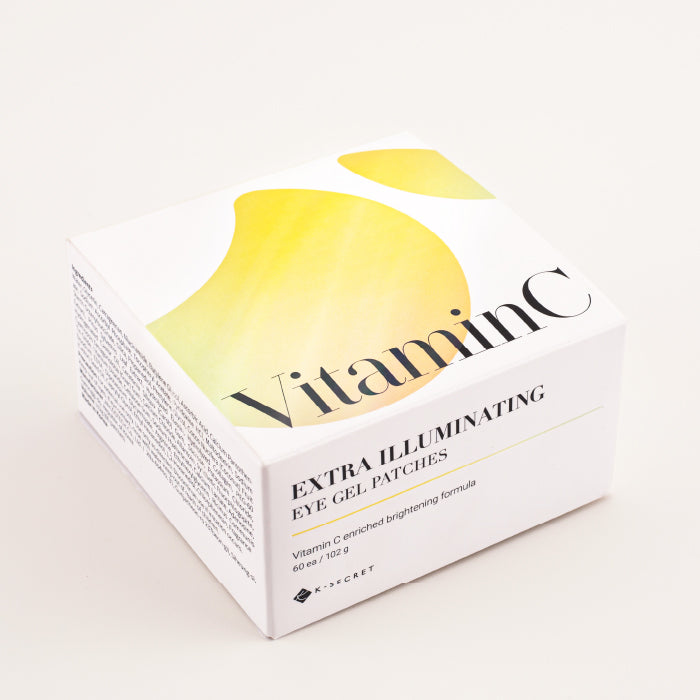 Patchs gel extra-illuminants pour les yeux K-SECRET 60 unités/102 g #VITAMINE C