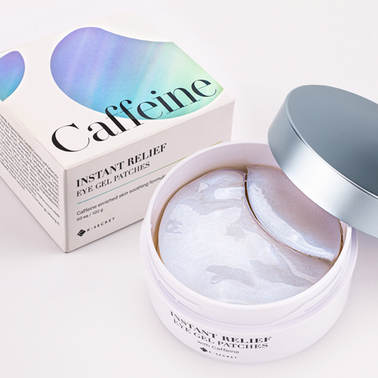 Patchs contour des yeux K-SECRET à soulagement instantané, 60 unités/102 g #CAFÉINE