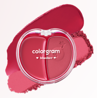 colorgram Tintin Dory Duo Blusher 5g 05 Red Heart Duo