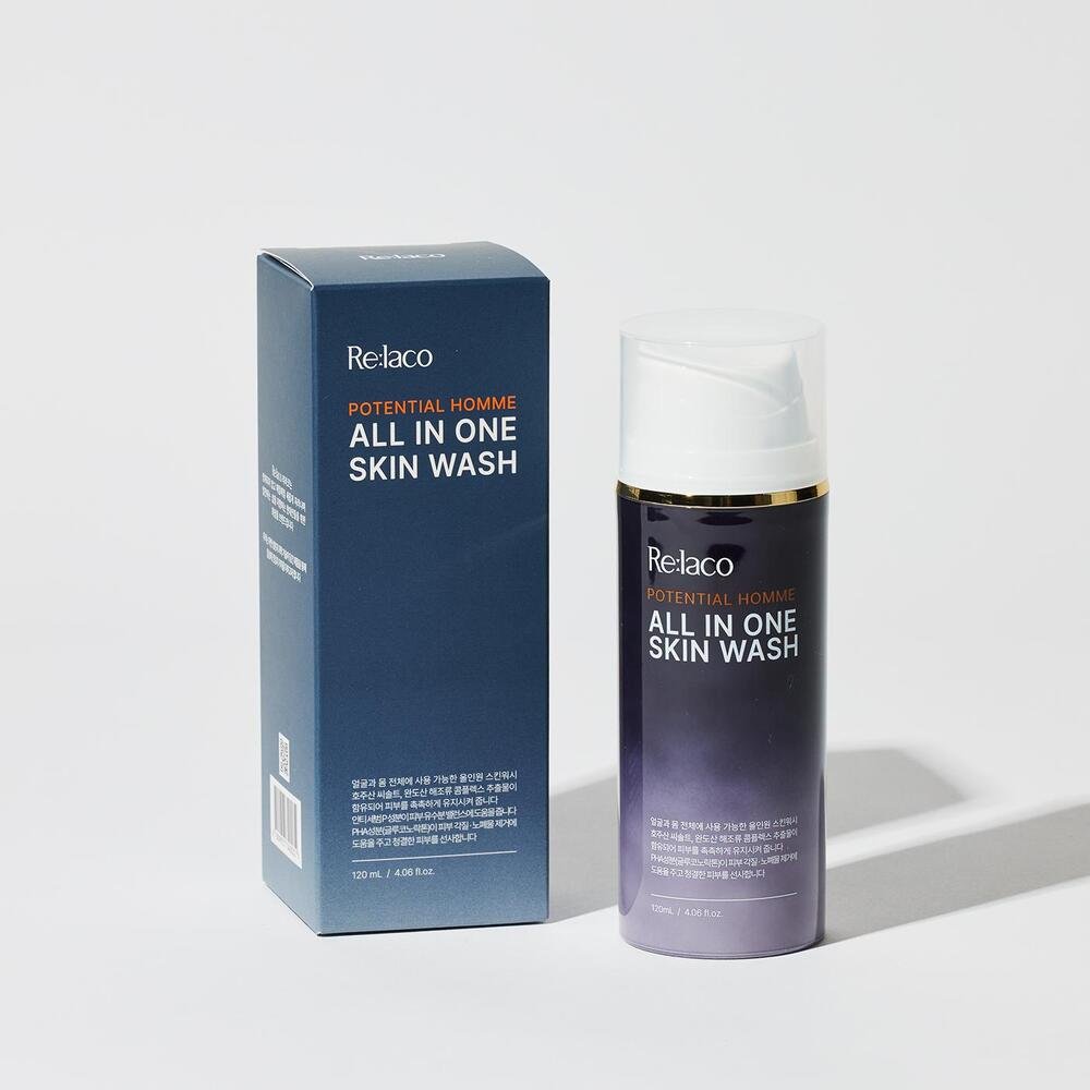 Relaco POTENTIAL HOMME ALL IN ONE SKIN WASH 120ml - JOSEPH BEAUTY