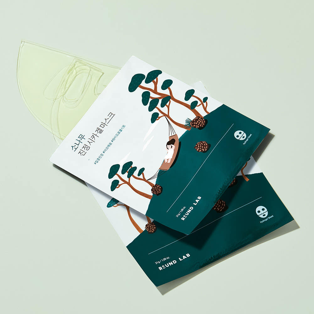 Round Lab Pine Calming Cica Gel Mask 31g x 5ea