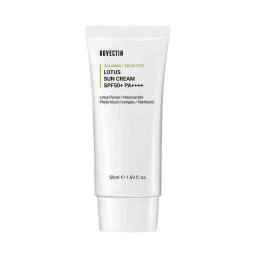 ROVECTIN Calming Lotus Sun Cream SPF50 PA++++ 50ml