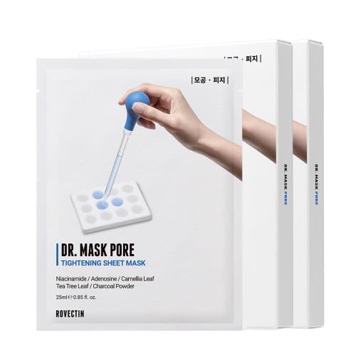 ROVECTIN Dr. Mask Pore Tightening Sheet Mask 25ml X 10ea - JOSEPH BEAUTY