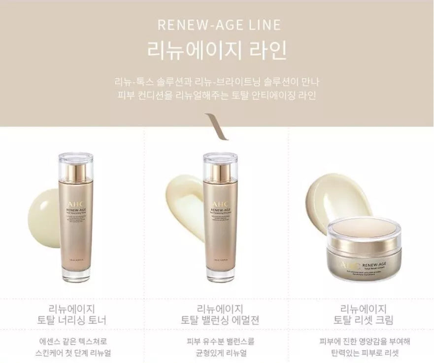 AHC Renew Age Total 4 Type Gift Set