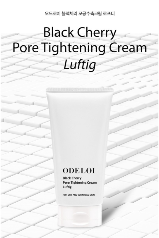 ODELOI Black Cherry Pore Tightening Cream Luftig 100ml
