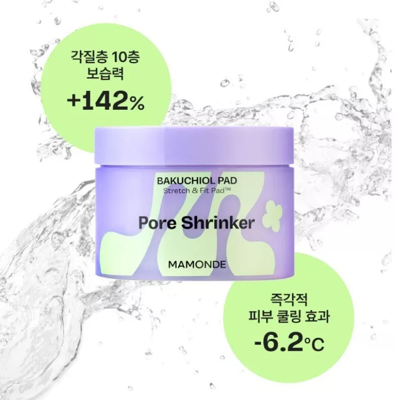 Mamonde Pore Shrinker Bakuchiol Pad 120ml(70 Pads)