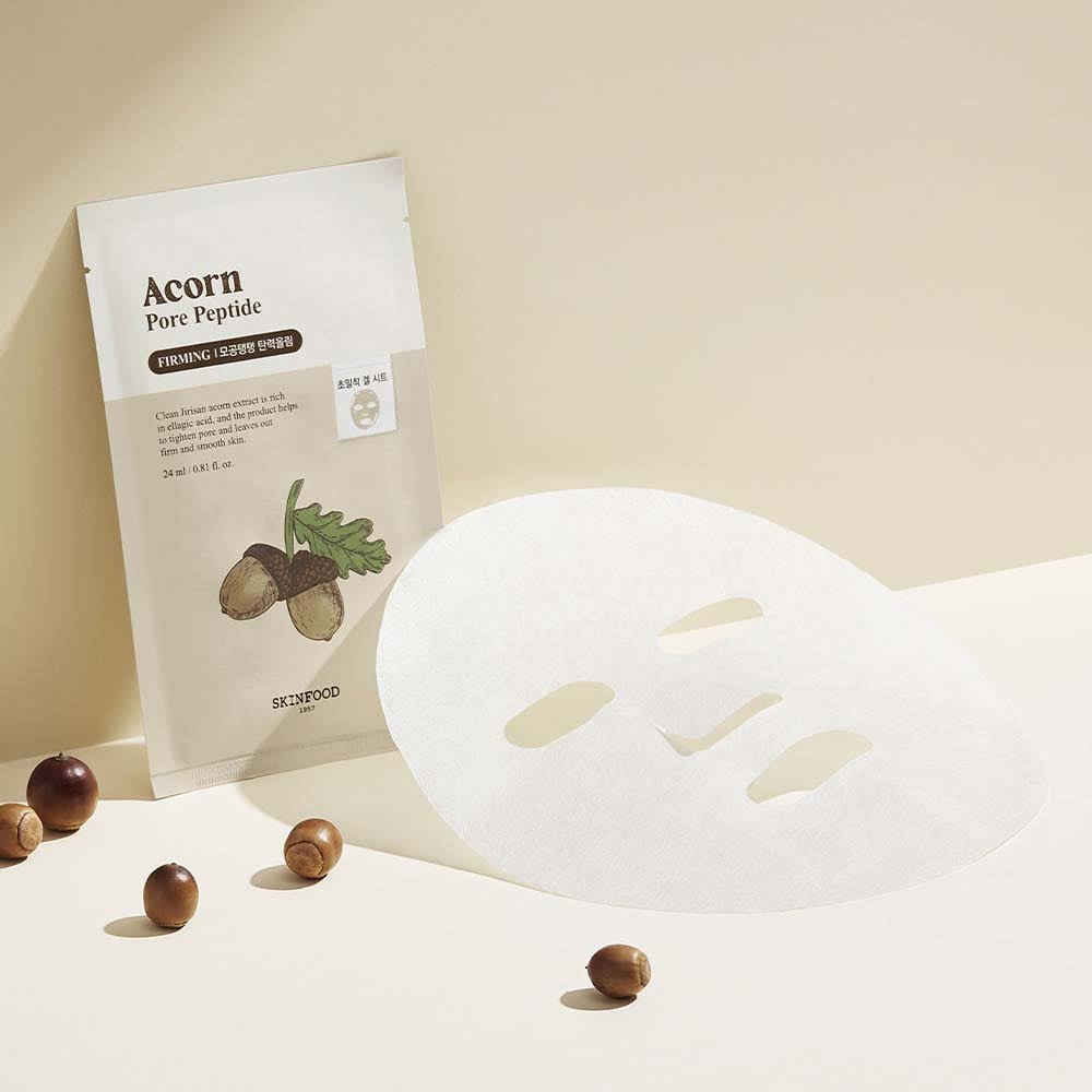 SKINFOOD Acorn Pore Peptide Mask 24ml X 10ea - JOSEPH BEAUTY