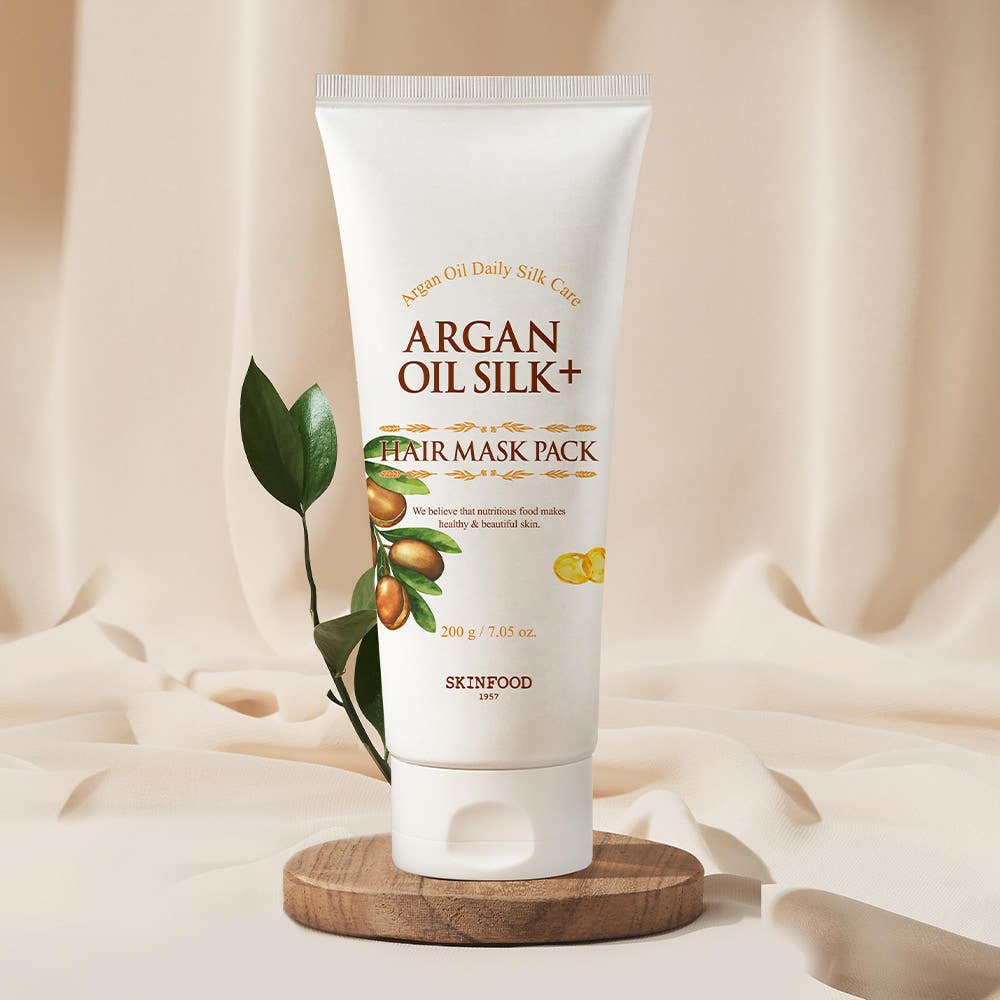 SKINFOOD Argan Oil Silk Plus Hair Mask Pack 200g - JOSEPH BEAUTY
