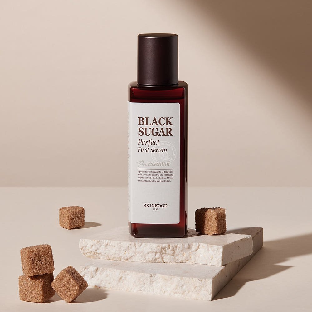 SKINFOOD Black Sugar Perfect First Serum The Essential 150ml - JOSEPH BEAUTY