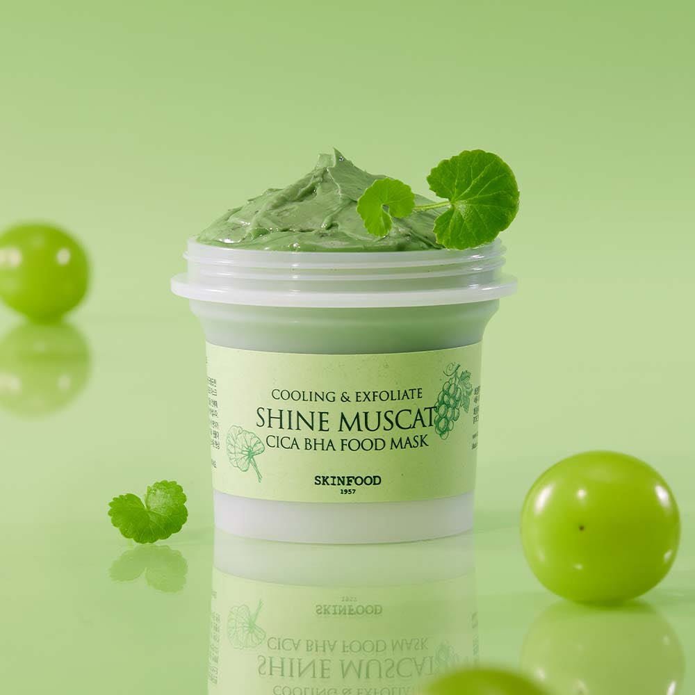 SKINFOOD Cica BHA Food Mask 120g Shine Muscat - JOSEPH BEAUTY