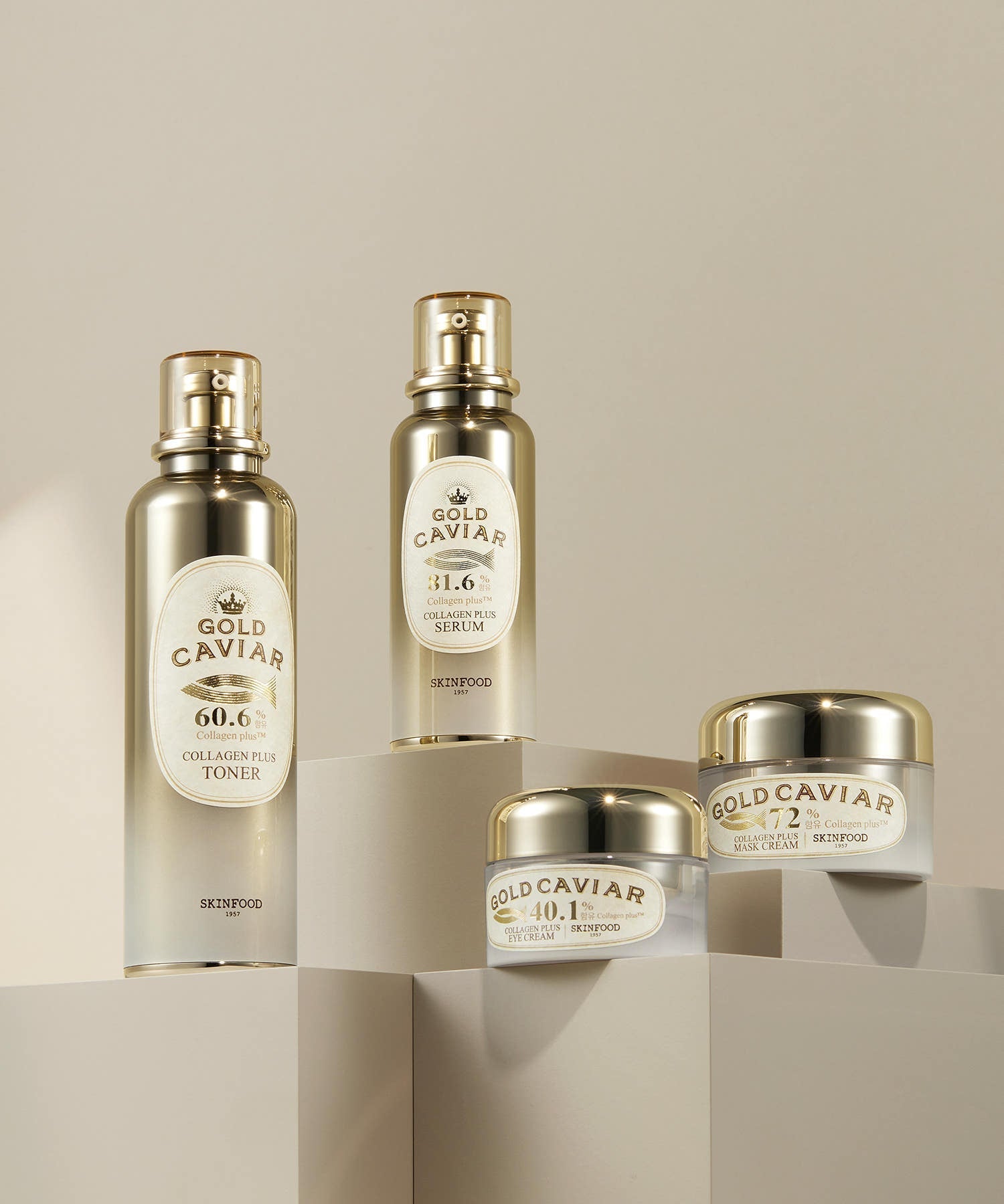SKINFOOD Gold Caviar Collagen Plus Eye Cream 30g - JOSEPH BEAUTY