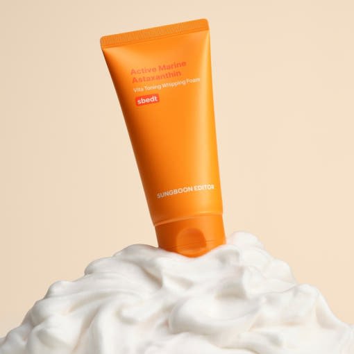 SUNGBOON EDITOR Active Marine Astaxanthin Vita Toning Whipping Foam 120g - JOSEPH BEAUTY