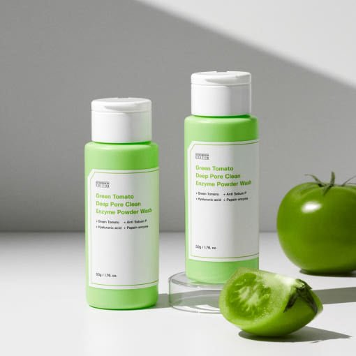 SUNGBOON EDITOR Green Tomato Deep Pore Clean Enzyme Powder Wash 50g - JOSEPH BEAUTY