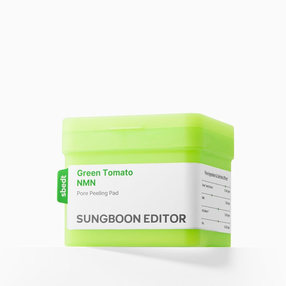SUNGBOON EDITOR Green Tomato NMN Pore Peeling Pad 170ml/60ea - JOSEPH BEAUTY