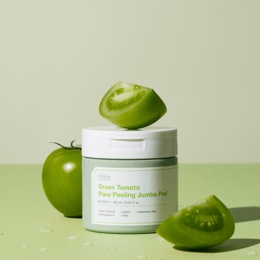 SUNGBOON EDITOR Green Tomato Pore Peeling Jumbo Pad 180ml/60pads - JOSEPH BEAUTY