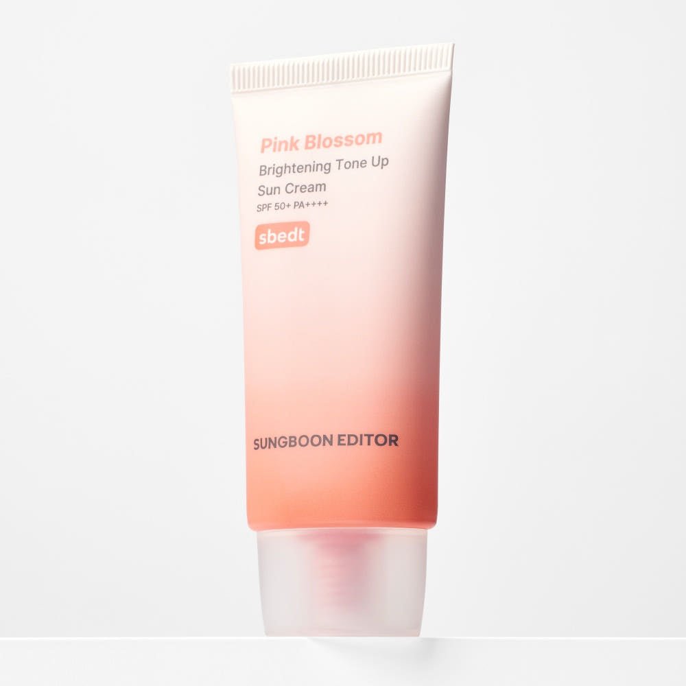 SUNGBOON EDITOR Pink Blossom Brightening Tone Up Sun Cream SPF 50+ PA+++ 50ml - JOSEPH BEAUTY