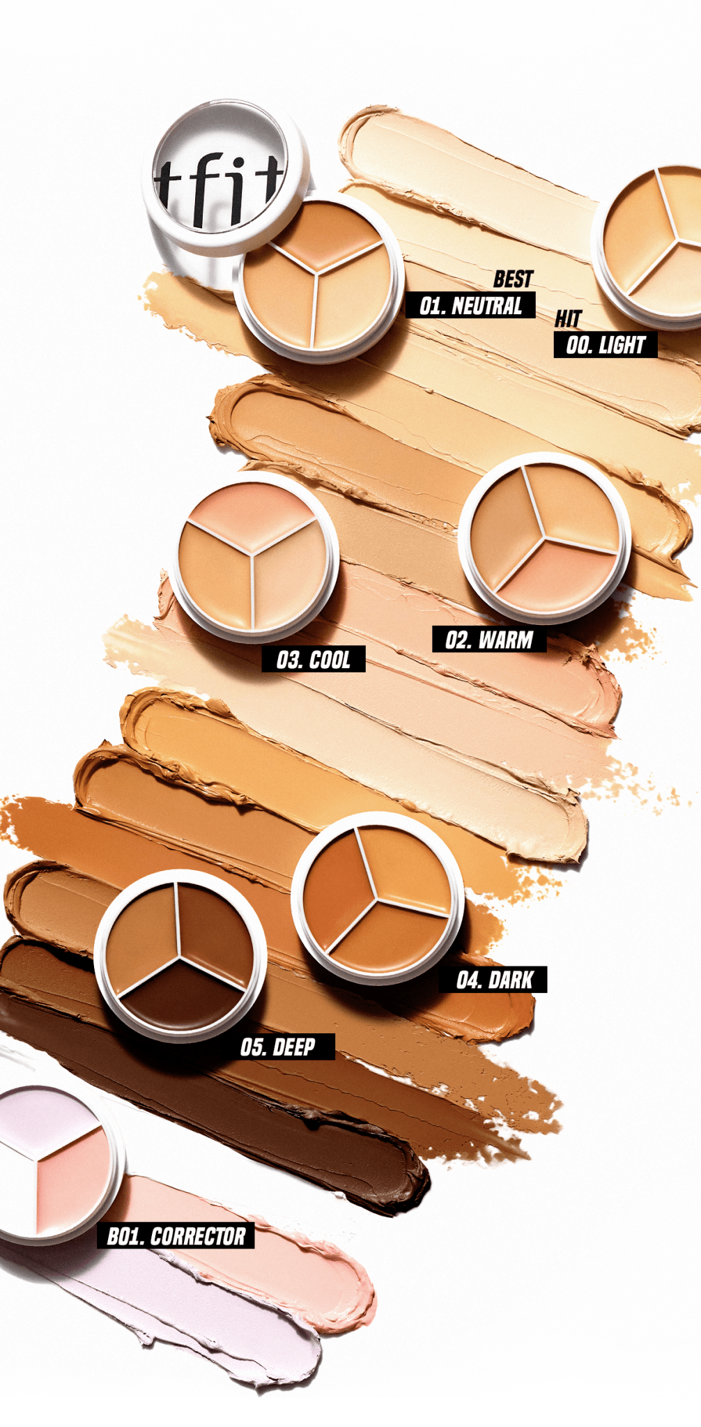 tfit Cover Up Pro Concealer 15g (6colors) - JOSEPH BEAUTY