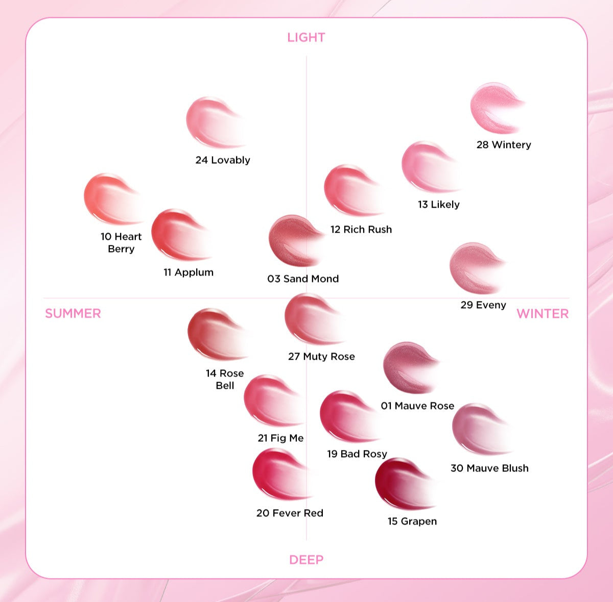 TIRTIR WATERISM Glow Tint 4g (15color)