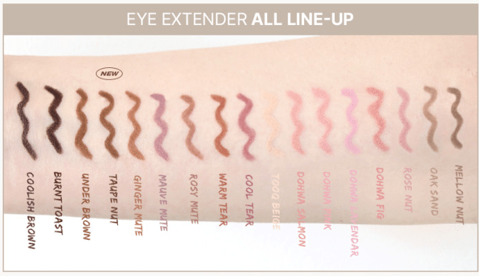 tooq Eye Extender Waterproof Slim Eyeliner 0.12g/0.3g (16colors) - JOSEPH BEAUTY