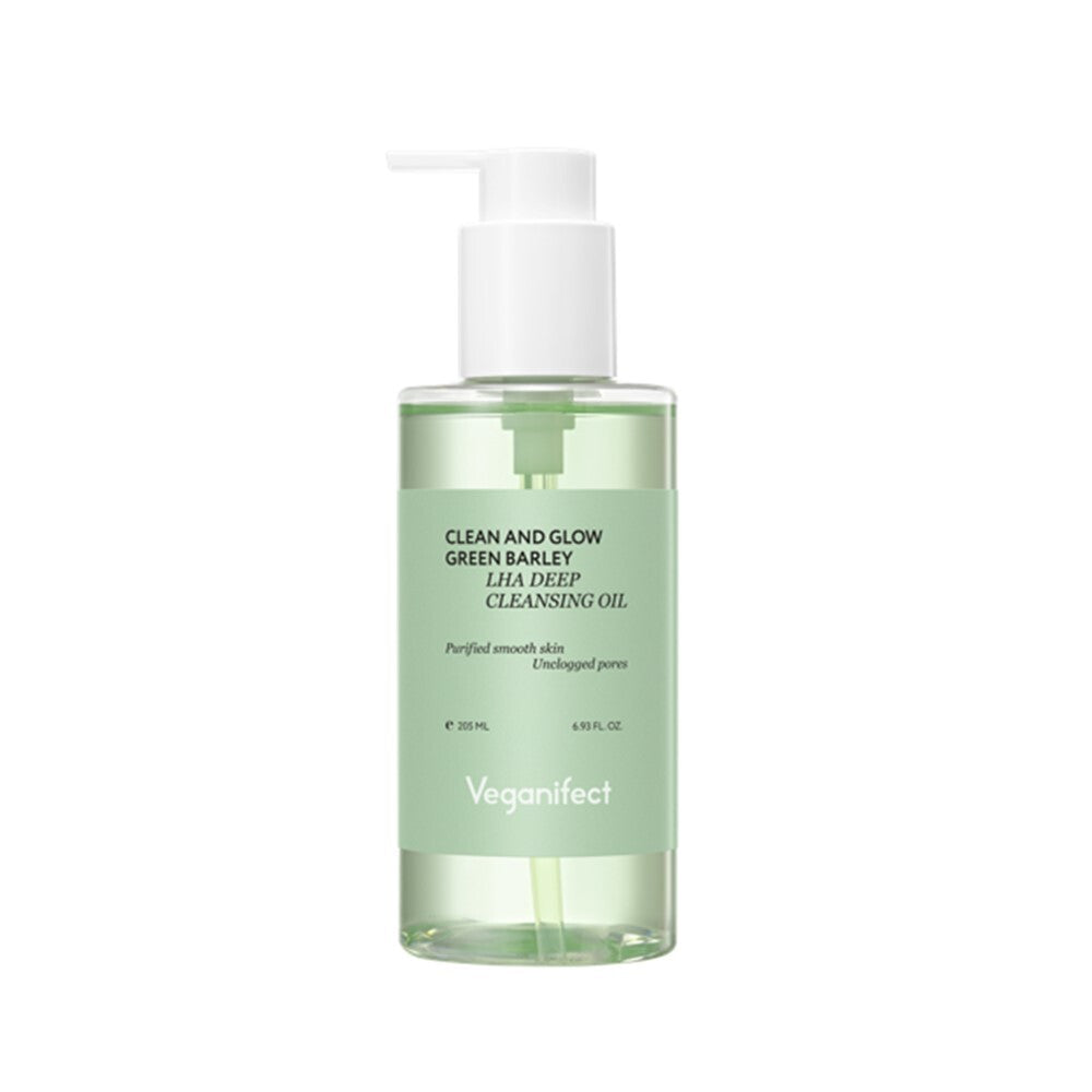 Veganifect Clean And Glow Green Barley Cleansing Oil 205ml