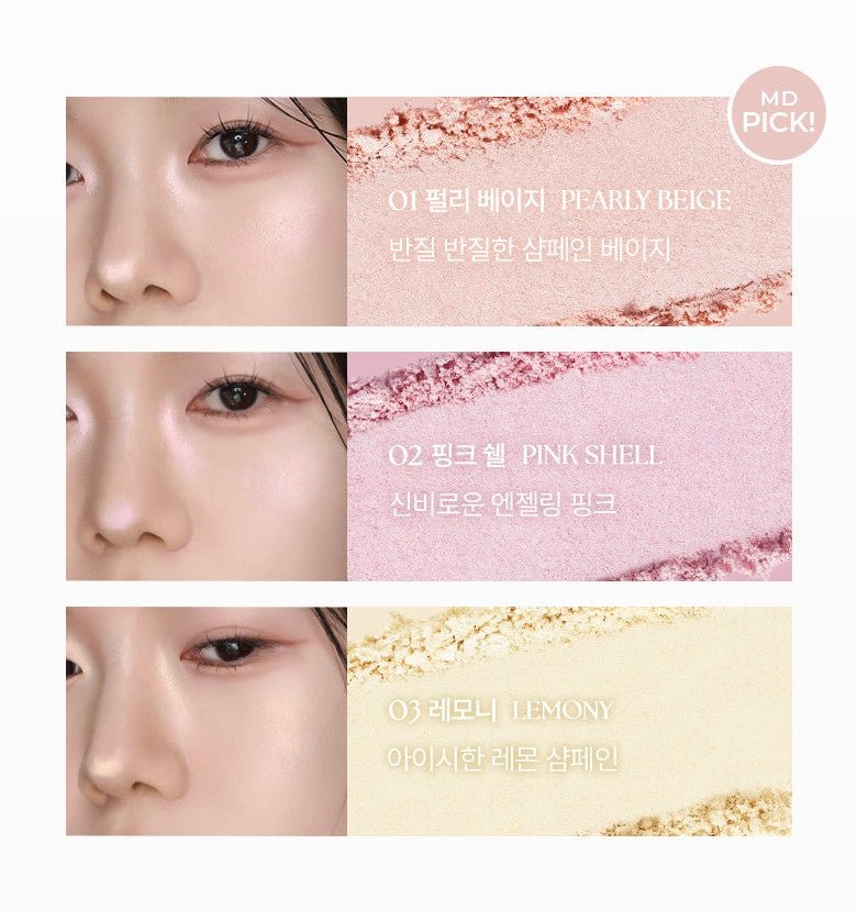 WAKEMAKE Sheer Breeze Highlighter 5g (3colors) - JOSEPH BEAUTY