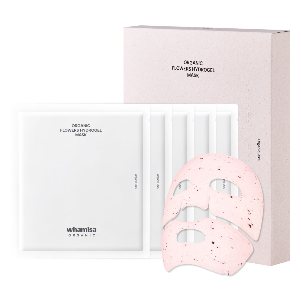 whamisa Organic Flowers Hydrogel Mask 5ea