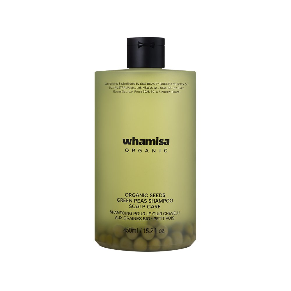 whamisa Organic Seeds Green Peas Shampoo Scalp Care 450ml