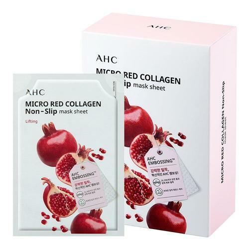 AHC Micro Red Collagen Non-Slip Mask Sheet SET 33ml X 10ea - JOSEPH BEAUTY