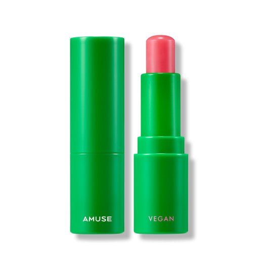 AMUSE Vegan Green Lip Balm 3.5g (2 Colors) 02 Rose