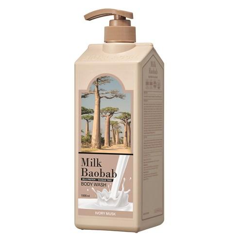 Gel douche BIOKLASSE MILK BAOBAB 1000 ml #Ivory Musk